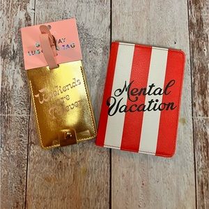 ban.do passport holder & luggage tag set new!‎